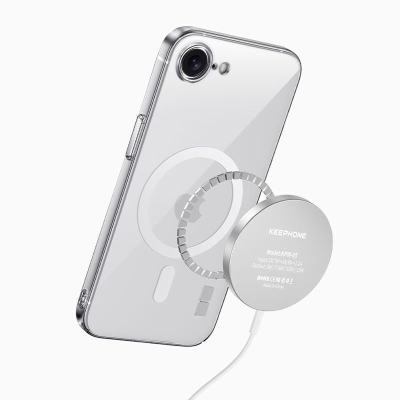 Keephone X-Crystal MagSnap Anti-Yellowing Case for iPhone 16E | Clear Keephone X-Crystal MagSnap Anti-Yellowing Case for iPhone 16E | Clear